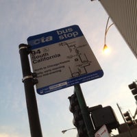 Photo taken at Cta Bus Stop (corner of 38th and California) by Victor R. on 5/24/2012