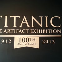 Photo taken at Titanic: The Artifact Exhibition by Brian on 8/24/2012