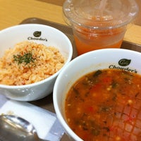 Photo taken at Chowder&amp;#39;s Select Soup! ecute品川店 by 守岡 裕. on 8/15/2012