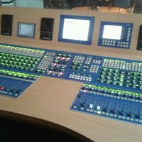 Photo taken at Studio Radio Info 2 by Bastien D. on 6/4/2012