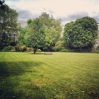 Photo taken at Onslow Square garden by Daniel B. on 6/9/2012