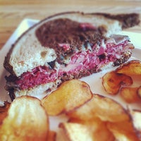 Photo taken at HBH Gourmet Sandwiches &amp;amp; Smoked Meats by Cooper M. on 8/7/2012