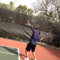 Photo taken at Plummer Park Tennis Courts by Scott U. on 2/28/2012