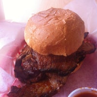 Photo taken at Thunderbird Burgers &amp;amp; BBQ by Larry F. on 2/29/2012