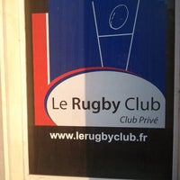 Photo taken at Le Rugby Club by peyo b. on 3/16/2012