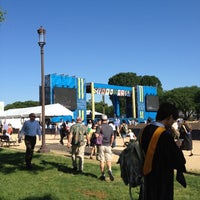 Photo taken at GWU Graduation Ceremony on the National Mall 2012 by Alex D. on 5/20/2012