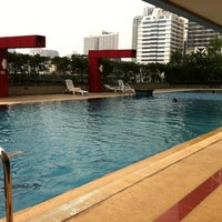 Photo taken at Swimming Pool by Yoko Y. on 3/25/2012