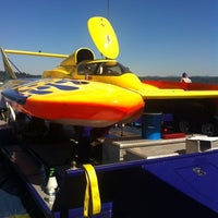 Photo taken at Seafair Hydroplane Pit by Leslee H. on 8/4/2012