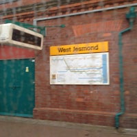 Photo taken at West Jesmond Metro Station by Ahmed A. on 5/19/2012