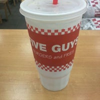 Photo taken at Five Guys by Wolfie T. on 2/7/2012