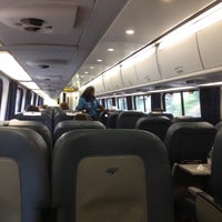 Photo taken at Amtrak Acela 2173 by Jordan S. on 9/6/2012
