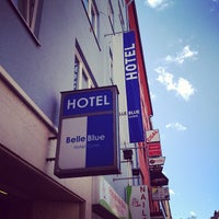 Photo taken at Belle Blue Hotel Garni by Kari B. on 4/22/2012
