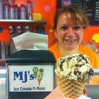 Photo taken at Mj&amp;#39;s Ice Cream-N-More by Kathy A. on 4/21/2012
