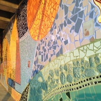 Photo taken at Belmont Ave Underpass Mural by Jen M. on 8/24/2012