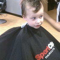 Photo taken at Sport Clips Haircuts of Geist Oaklandon by Aimee B. on 5/10/2012