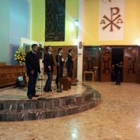 Photo taken at Parroquia María Madre de la Iglesia by Pbro. Lic. Juan Ramon H. on 7/15/2012