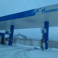 Photo taken at Газпромнефть АЗС № 101 by Egor N. on 2/5/2012