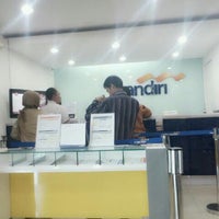 Photo taken at Bank Mandiri by Nikki W. on 2/23/2012
