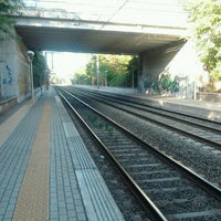 Photo taken at Stazione Tor Vergata by simone d. on 8/21/2012
