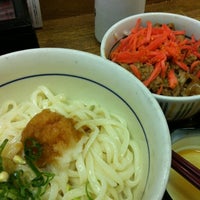 Photo taken at なか卯 浅草橋店 by Tsutomu S. on 8/2/2012