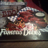 Photo taken at Famous Dave&#39;s Bar-B-Que by Victor R. on 2/5/2012
