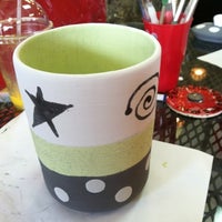 Photo taken at Paint Glaze &amp;amp; Fire by Sara on 8/11/2012