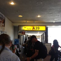 Photo taken at Gate A39 by Buddy on 7/2/2012