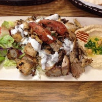 Photo taken at Albayk Halal Grill by Lucia G. on 2/17/2012