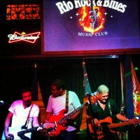 Photo taken at Rio Rock &amp; Blues Club by Allan P. on 4/1/2012