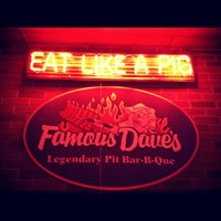 Photo taken at Famous Dave&amp;#39;s Bar-B-Que by Jaime O. on 3/11/2012