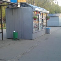 Photo taken at Остановка «Проезд Карамзина, 1» by Alexander M. on 5/3/2012