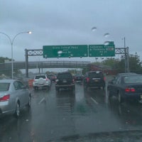 Photo taken at Grand Central Parkway by Andrea M. on 4/22/2012