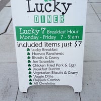 Photo taken at The Lucky Diner by Panda_Esq on 4/17/2012