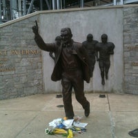 Photo taken at Joe Paterno Statue by Neil R. on 7/14/2012