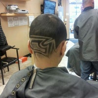 Photo taken at Esentuals BarberShop by Bryan &amp;quot;Da Barber&amp;quot; P. on 4/11/2012