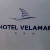 Photo taken at Hotel Velamar by Manuel B. on 7/8/2012