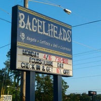 Photo taken at Bagelheads by Paula K. on 4/16/2012