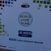 Photo taken at Officina dei Makers - World Wide Rome - Acquario Romano by Mauro R. on 3/9/2012