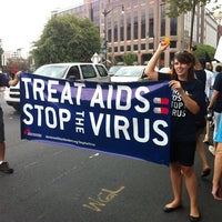 Photo taken at WHO HQ at AIDS 2012 by MK on 7/24/2012