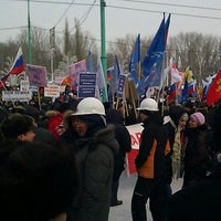 Photo taken at Музыкальный фонтан by Артем Г. on 2/18/2012