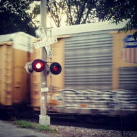 Photo taken at Dekalb Ave Railroad Crossing by Catie L. on 8/17/2012