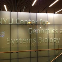 Photo taken at NYU Center For Genomics &amp;amp; System Biology by &amp;#39;Johnson Rualo H. on 5/30/2012