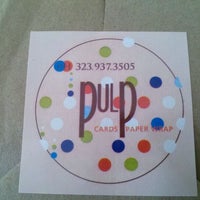 Photo taken at Pulp Cards &amp;amp; Paper by xina on 8/6/2012