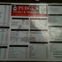 Photo taken at Pudge&#39;s Steaks and Hoagies by Adam D. on 4/28/2012