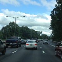 Photo taken at Cross Island Parkway by Jenny O. on 8/10/2012