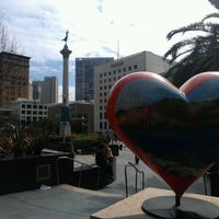 Photo taken at Union Square Christmas Tree by Matthew G. on 3/12/2012