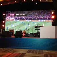 Photo taken at Hospitality Zone UEFA EURO 2012 by Маша Б. on 6/24/2012