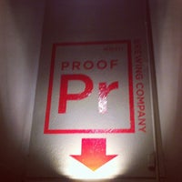 Photo taken at Proof Brewing Company by Chris H. on 7/22/2012