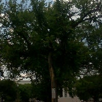 Photo taken at Shady Tree Outside of Air &amp;amp; Space Museum by Chad M. on 6/24/2012