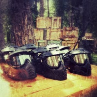 Photo taken at Paintball club &amp;quot;Forester&amp;quot; by Anna K. on 8/11/2012